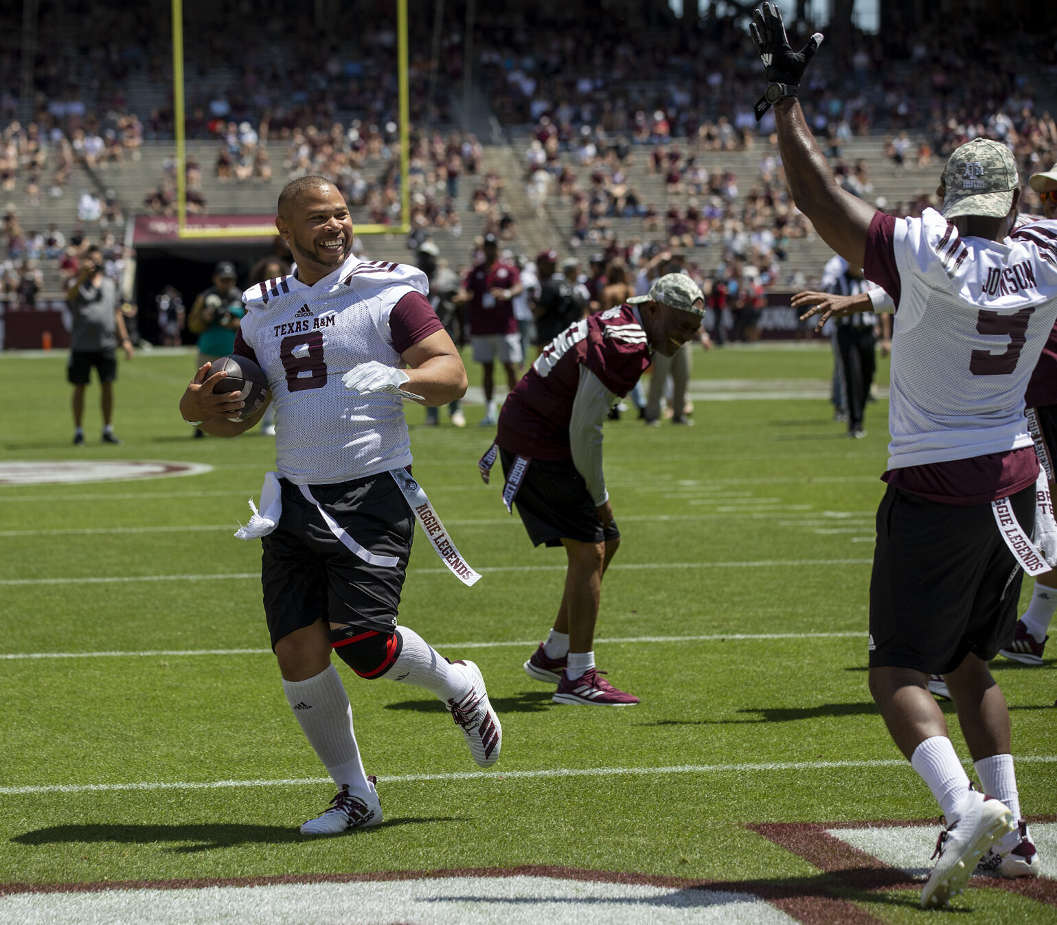Maroon & White